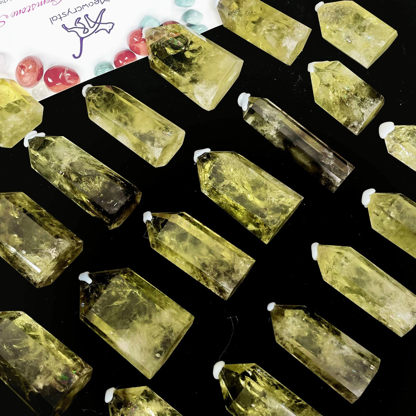 High-quality Natural Citrine Tower - Collectible Feng Shui Decor, Energy Balancing Crystal, Unique Home Accent & Spiritual Ornament