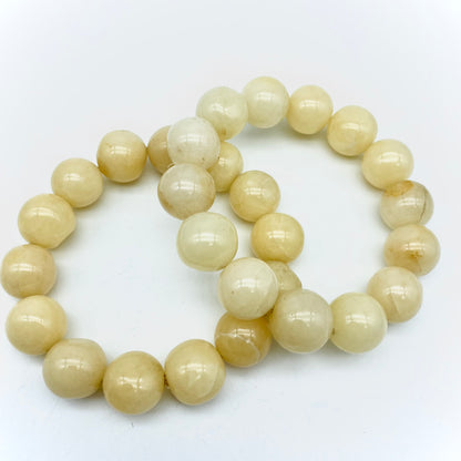 【A5】Crystal Dream Amethyst Honey Calcite Yellow Jade Grenn Aventurine Jade 15mm Bracelets Birthday Gift crystal Auspicious crystal